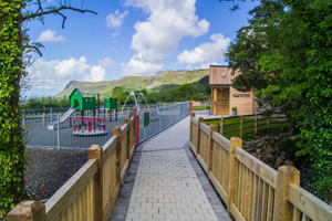 Image of pathway to teaSHED