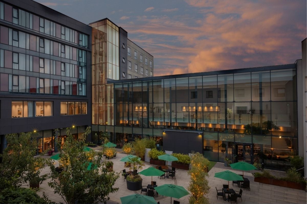 Outside seating area