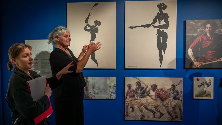 An ISL interpreted tour in the GAA: People, Objects & Stories exhibition