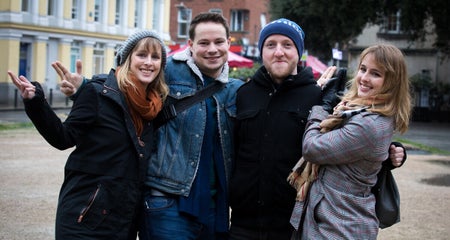 Group of four people