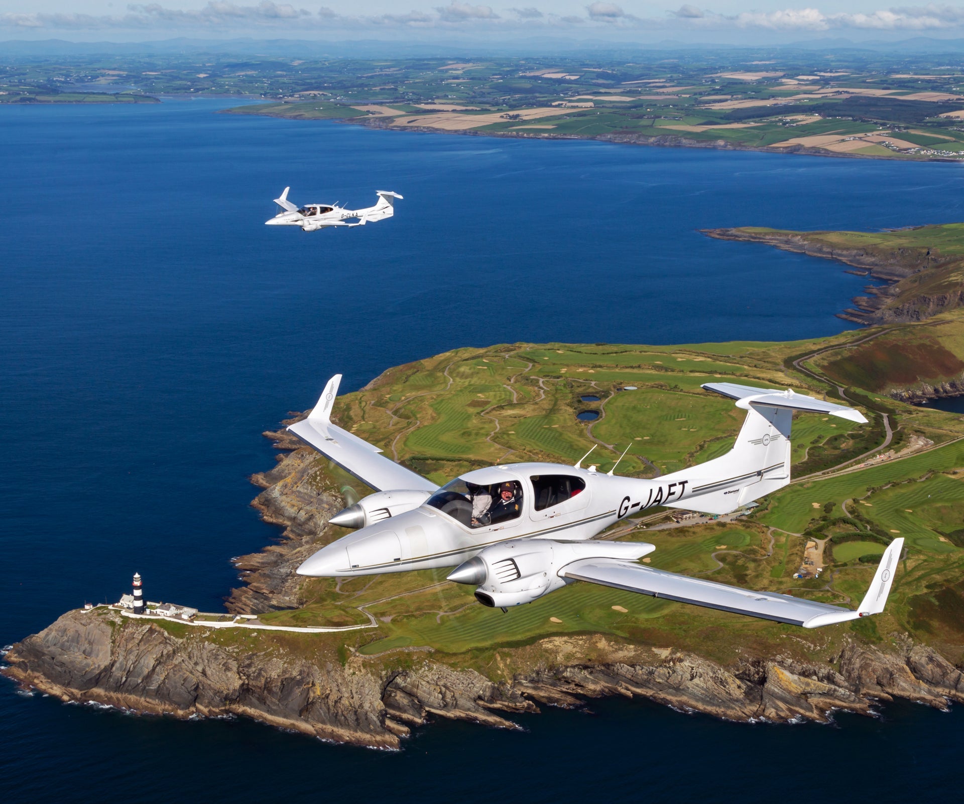 A scenic flight over the Old Head of Kinsale with The Atlantic Flight Training Academy