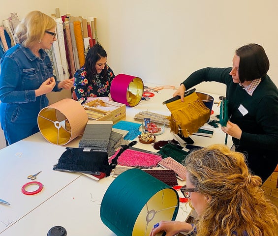 An intimate group setting ensures personal guidance and a warm, creative atmosphere throughout the class.