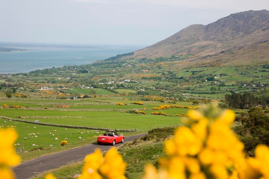 Open top car on the Louth route