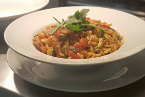 Pasta Dish at the Loft Café