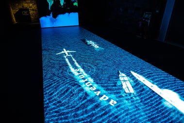 LED Screen at EPIC, largest in a museum in Ireland