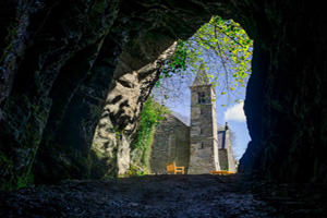 View from the tunnel
