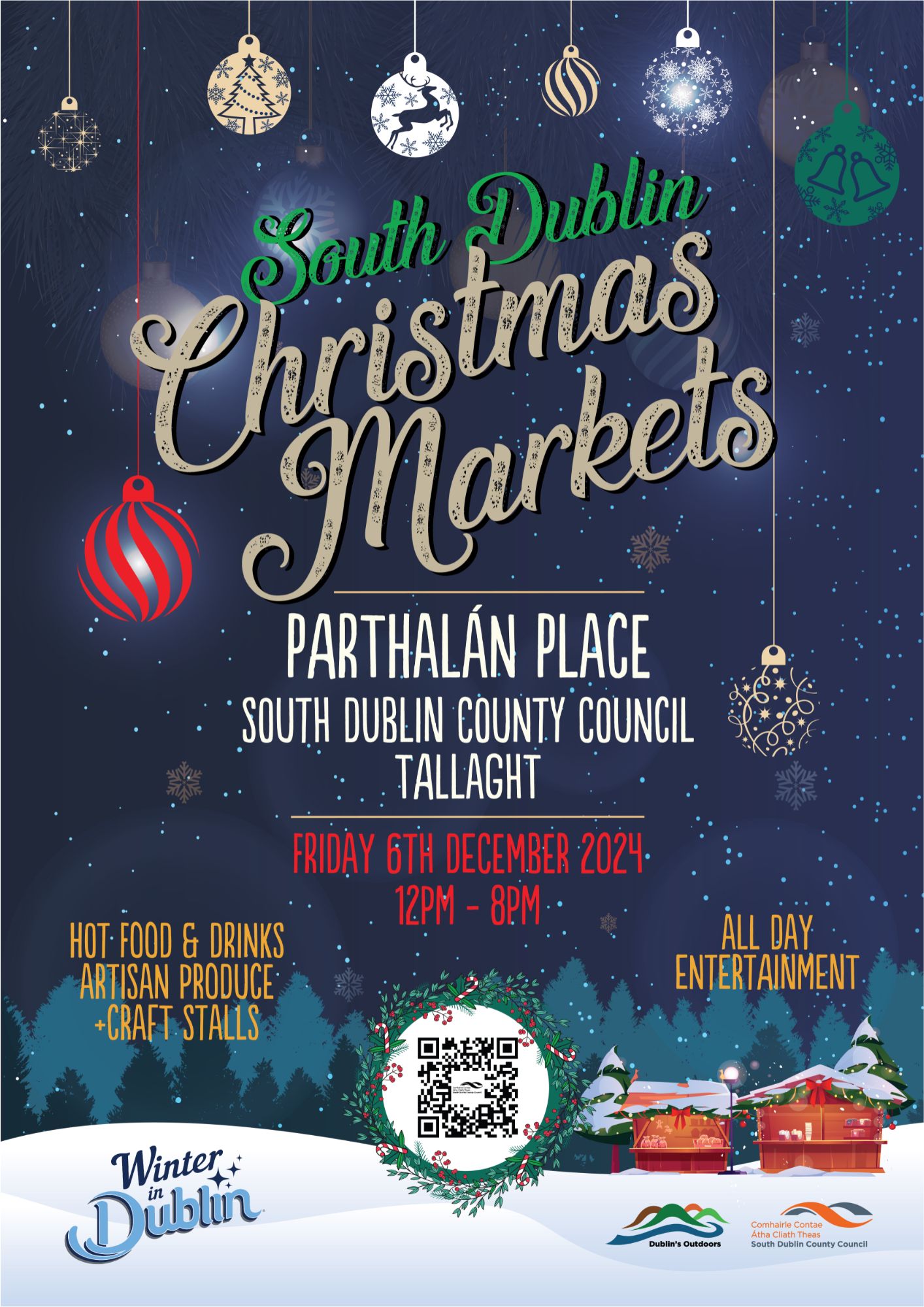 Join us for a magical Christmas Market at Parthalán Place Tallaght on December 6th. Discover unique gifts from local artisans, seasonal treats, live music, and activities that the whole family will love. Mark your calendars to celebrate