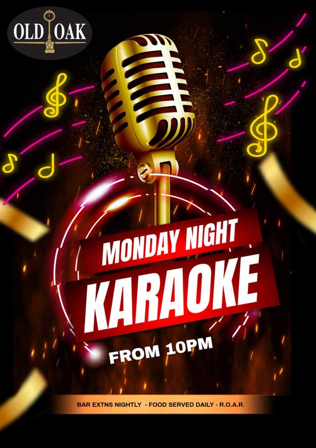 Cork Old Oak 周一 Karaoke：想唱歌可以直接去的活动图片