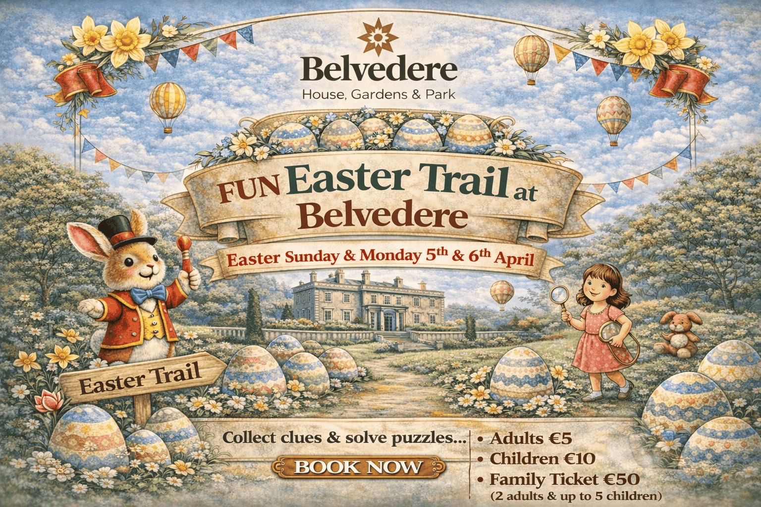 Easter Trail at Belvedere House & Gardens