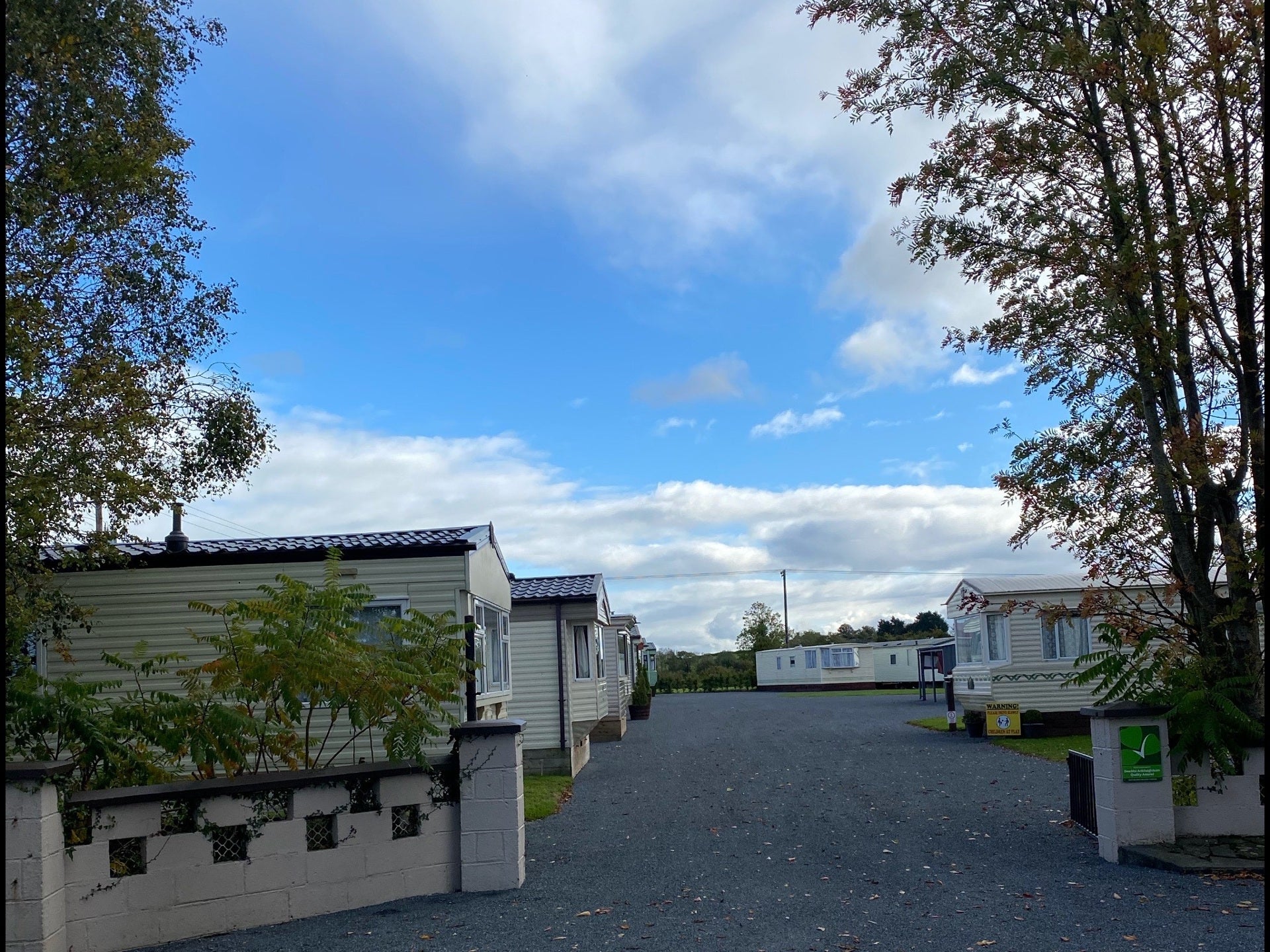 Entrance to the park.