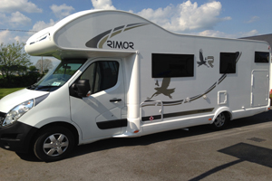 Image of exterior of motorhome