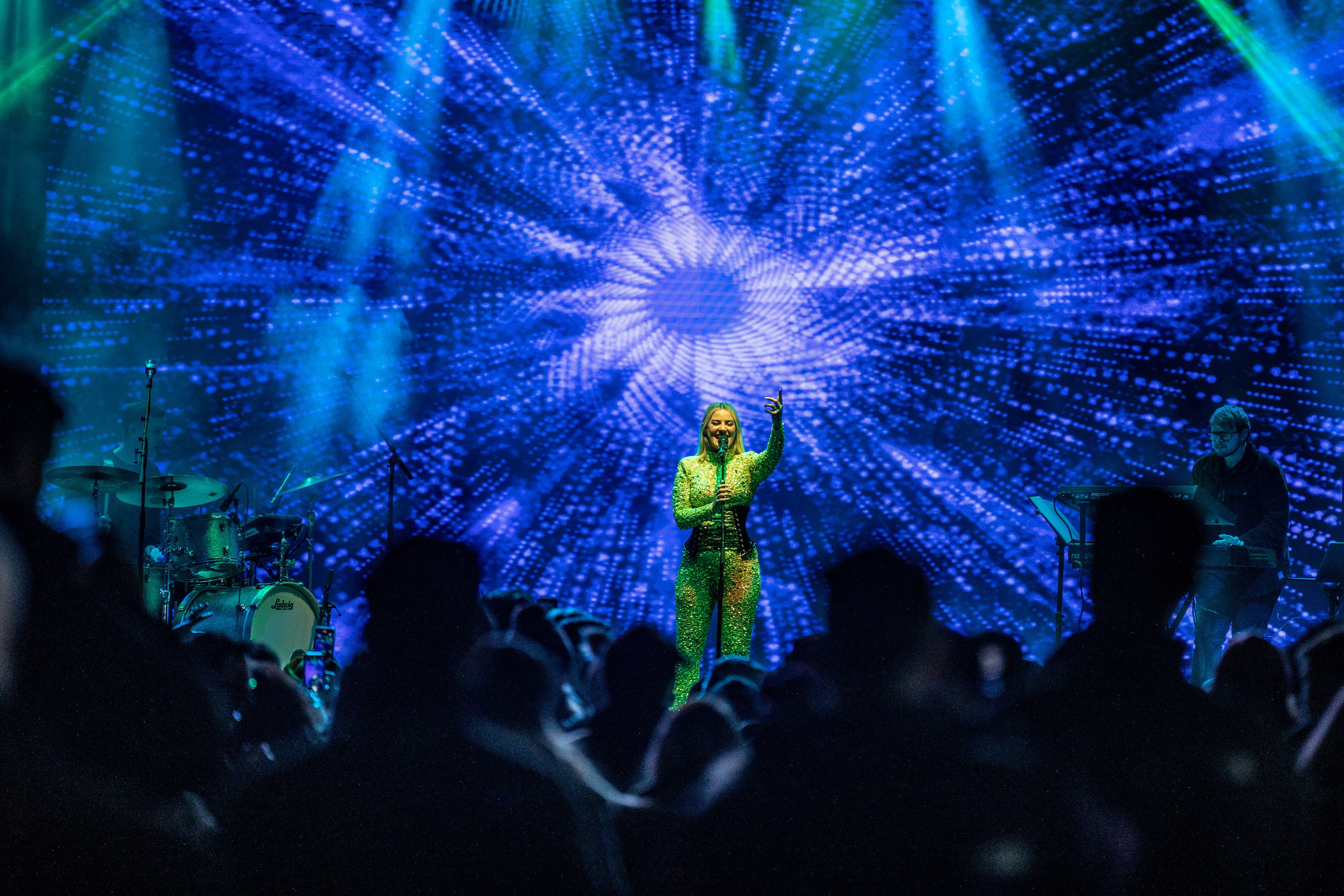 Performer at the St Patrick's Festival.