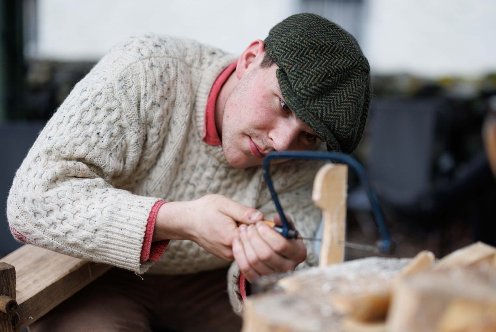 Eoin Reardon in action at Bunratty Castle | Image copyright: Eamon Ward