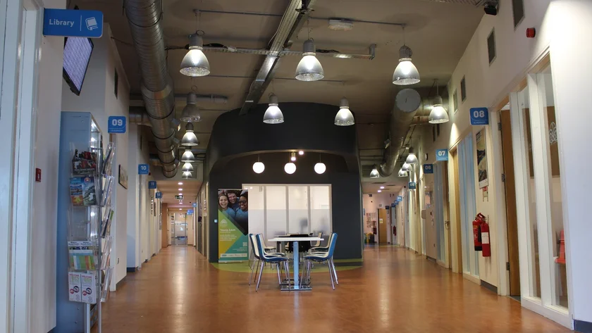 Showroom for professional conference
