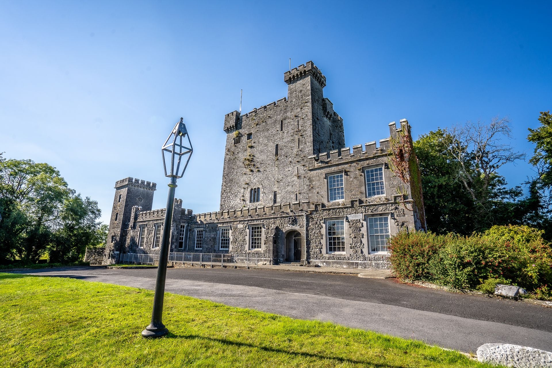 Exterior of a restored castle