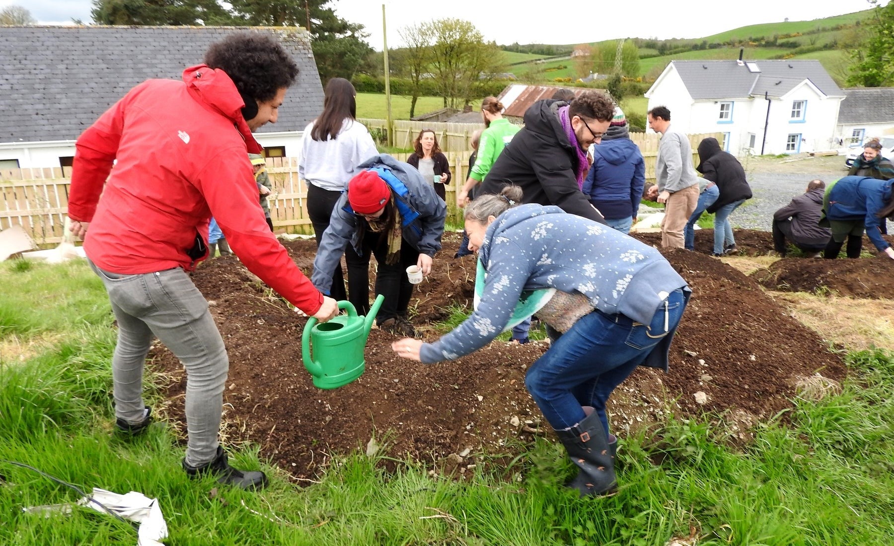 Ecosystem restoration work at Síolta Chroí