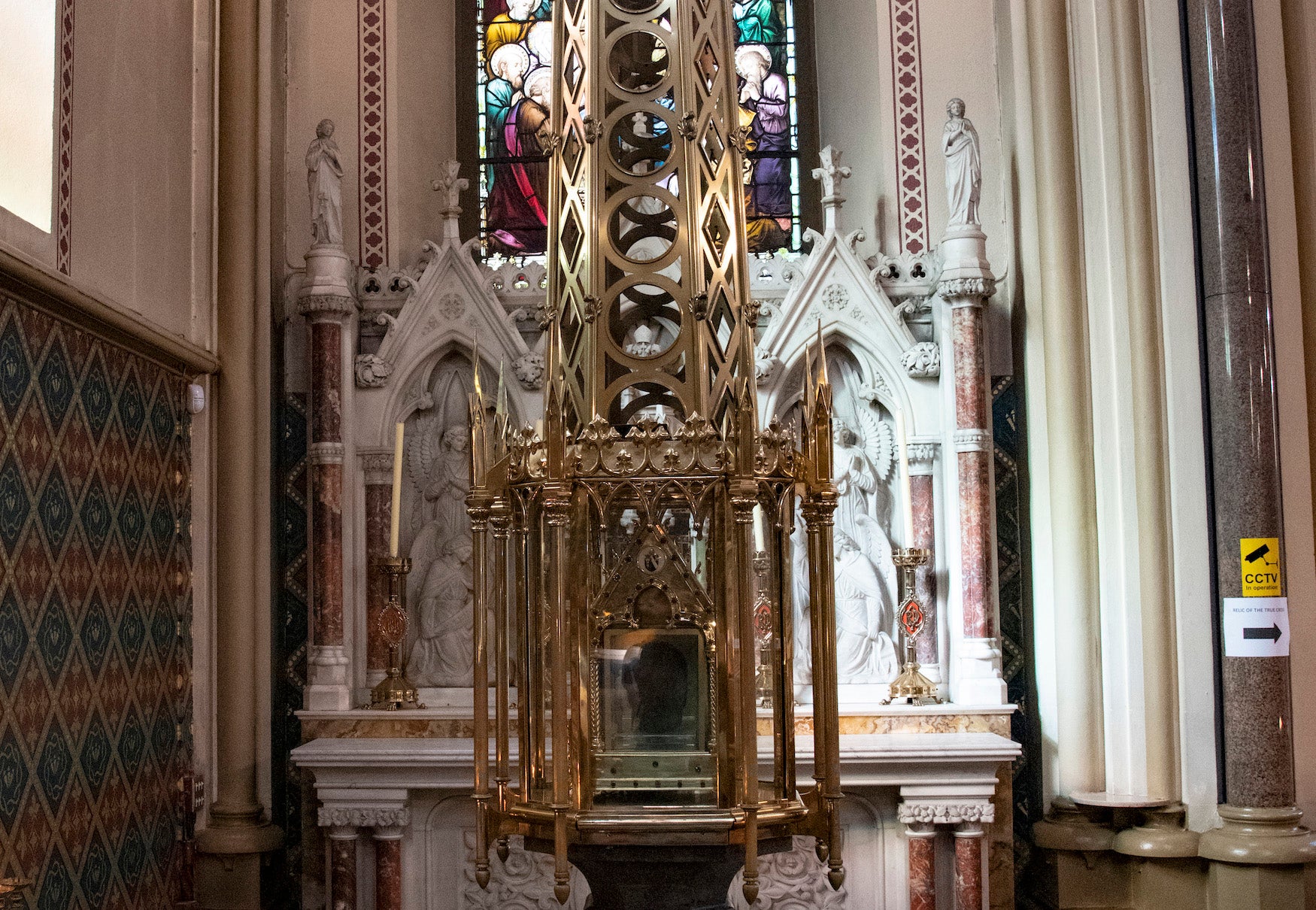 Oliver Plunkett's head on display at St Peter's Roman Catholic Church in Drogheda, Co Louth