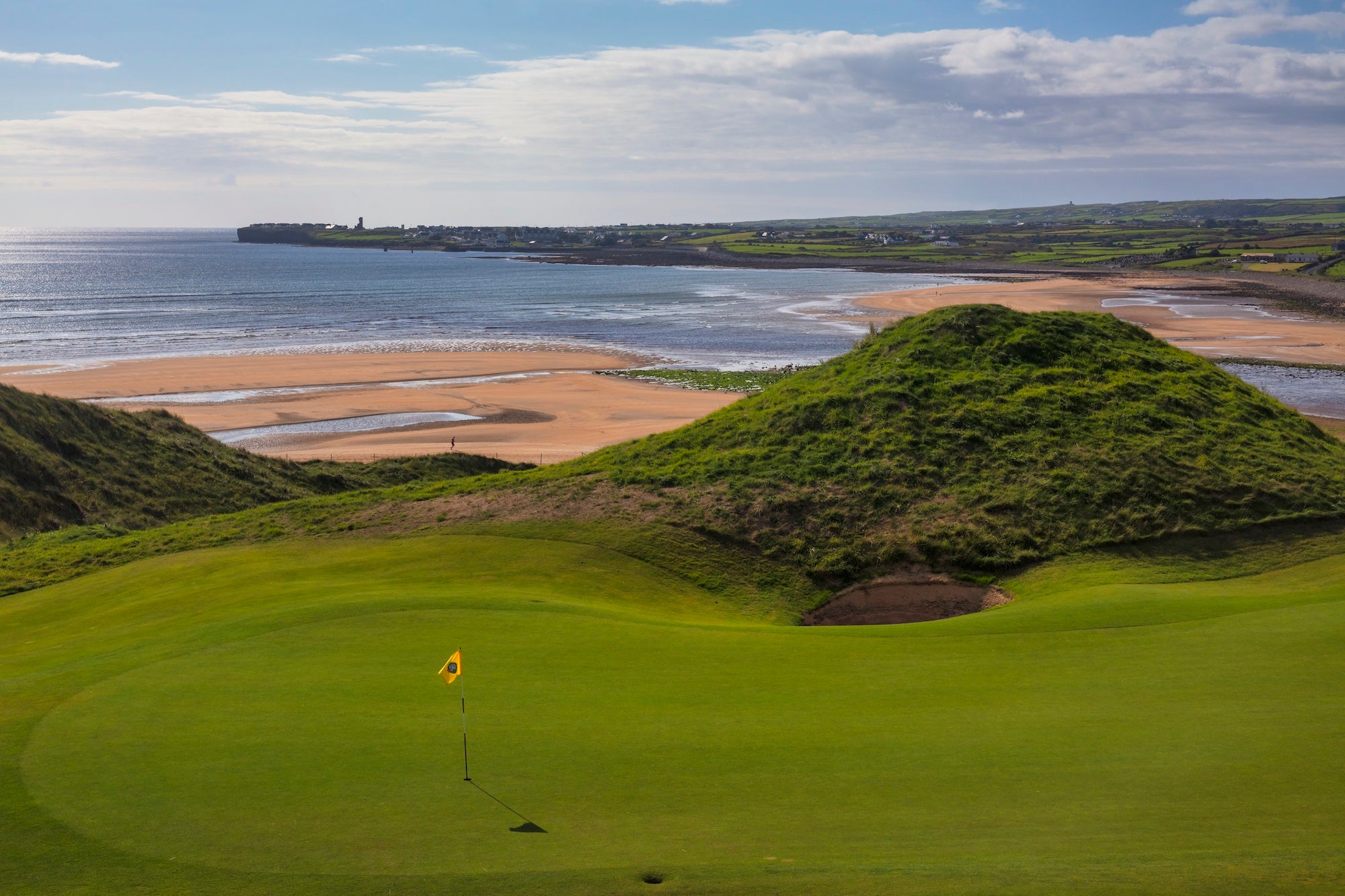 Aerial view of Lahinch Golf Club in County Clare