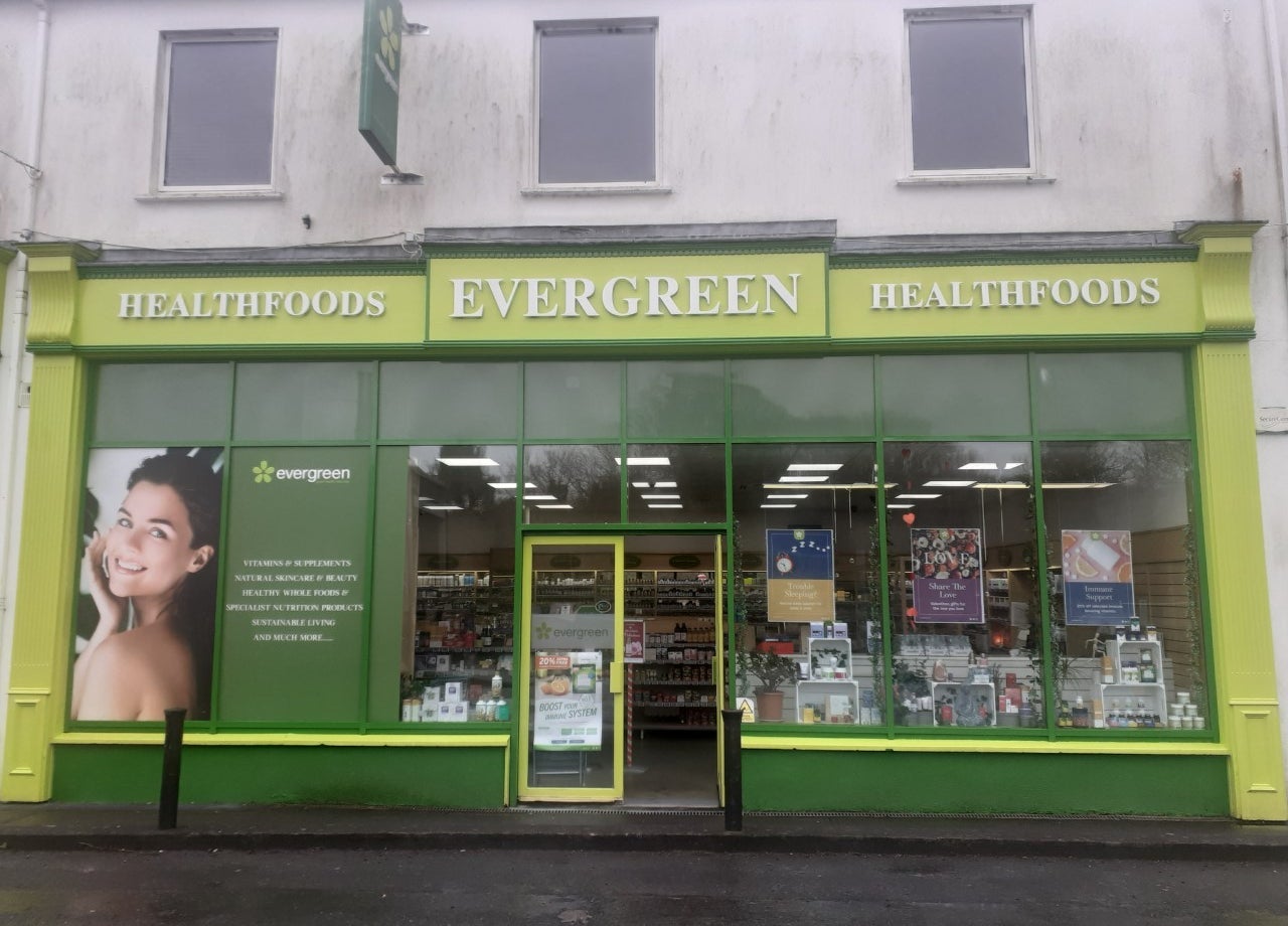 Exterior of a health food shop