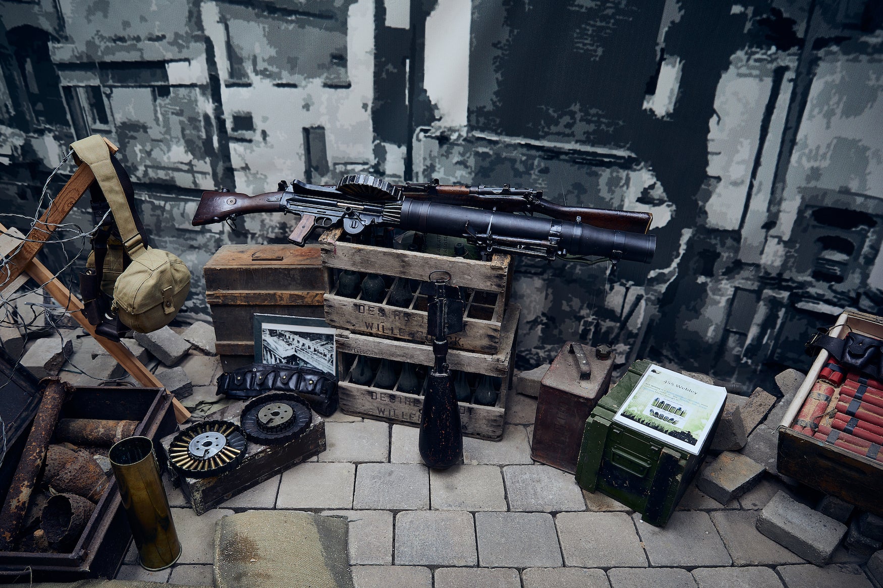 Inspect the weaponry at the Irish Military War Museum.