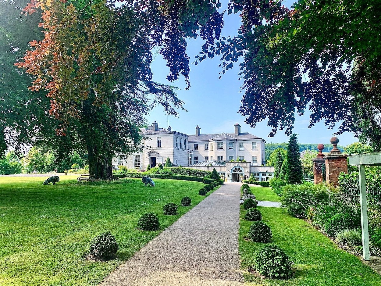 Exterior view of Tankardstown House in Co Meath