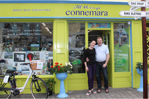 Shop front of All things Connemara
