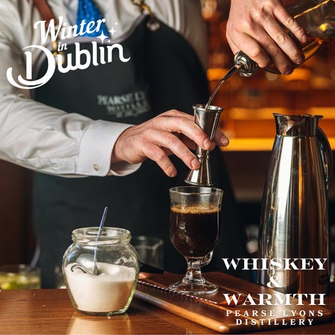 Mixologist Making Irish Coffee