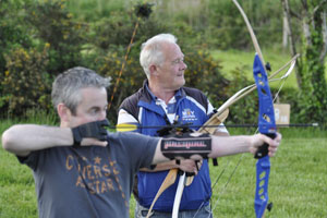 Image of man with bow and arrow