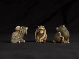 Animals of the Japanese Zodiac in Miniature
