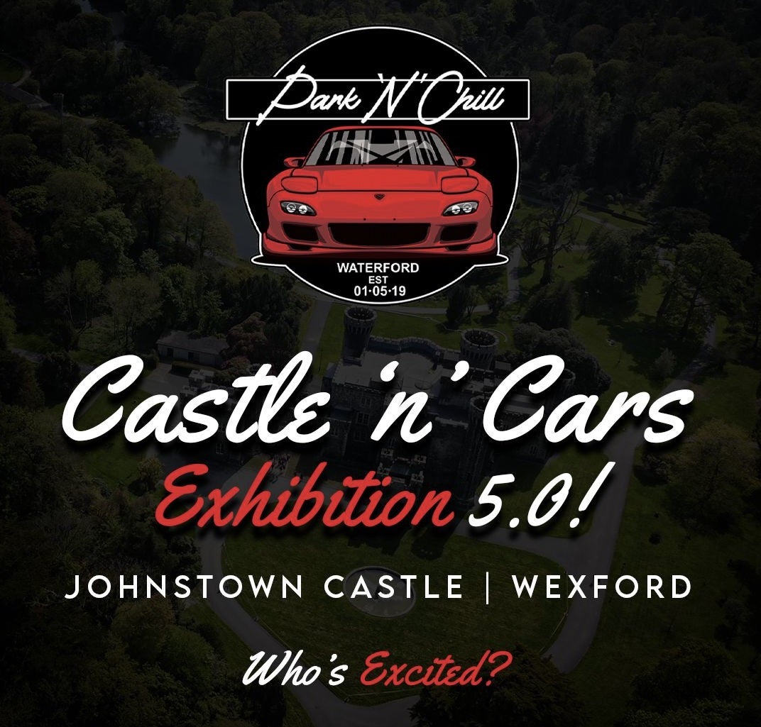 Castle 'n' Cars 5.0 Exhibition event poster