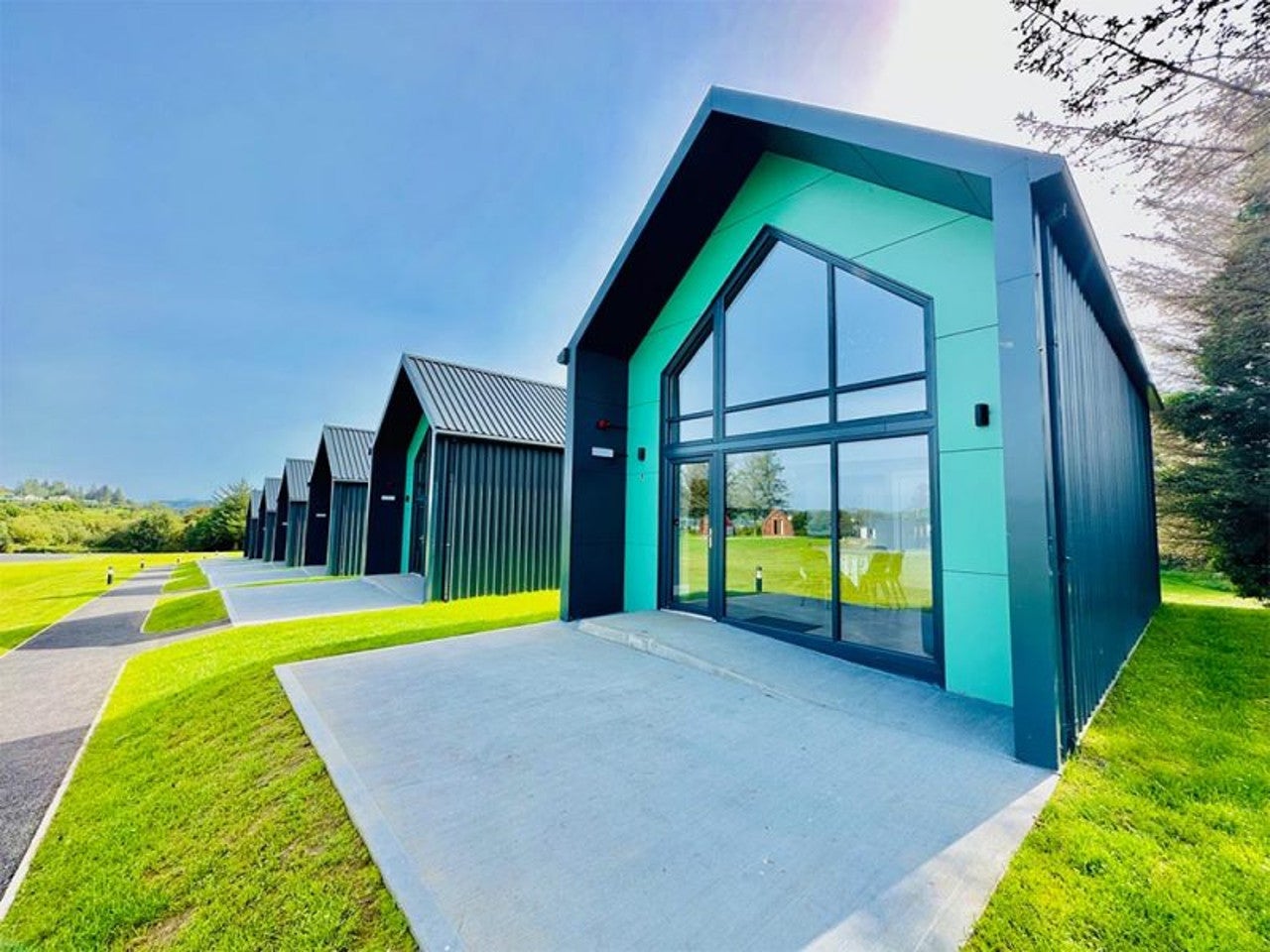 Outside view of the pod