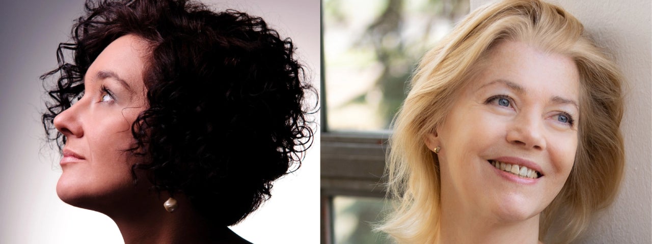 two women in banner image for the event that is on