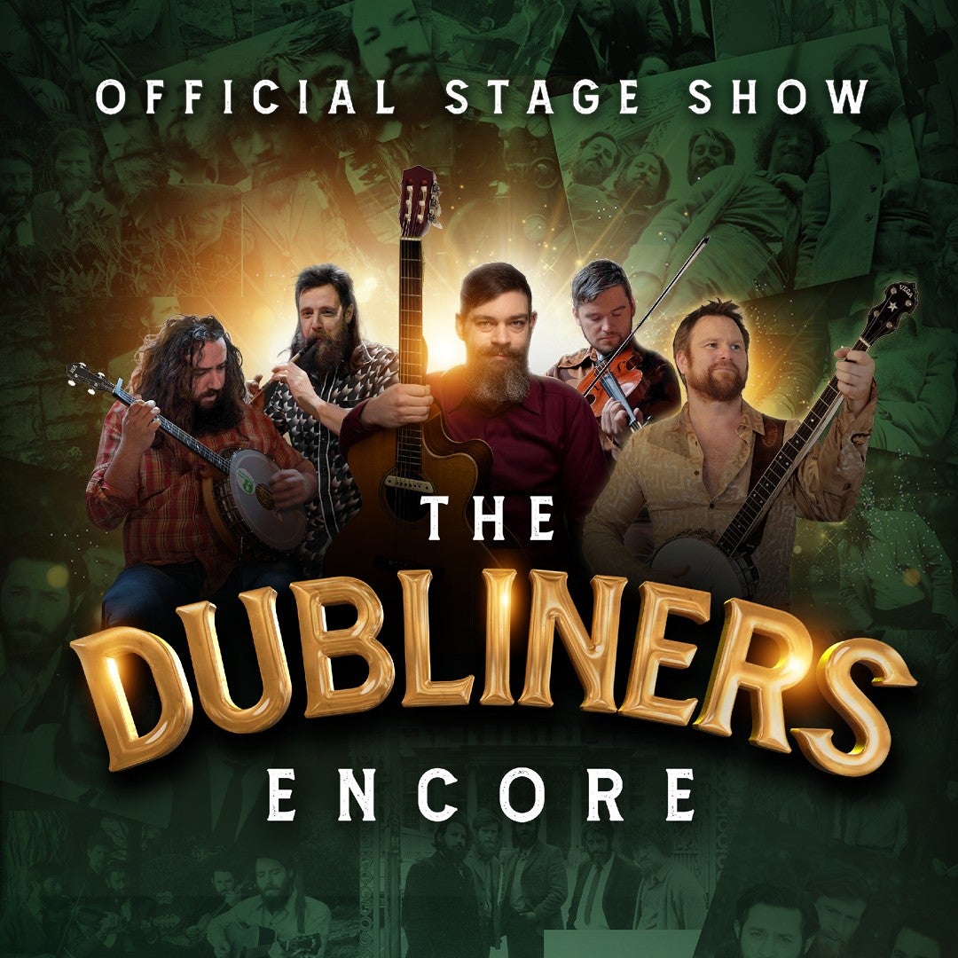 The Dubliners Encore at NOH Wexford, 5 men playing different instruments