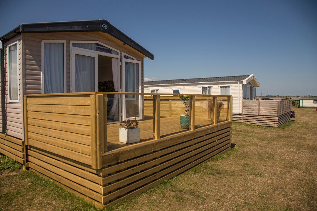 Front view of the Mobile home