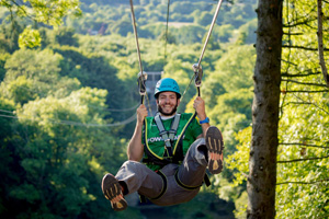 Zipline and High Rope Course at Castlecomer Discovery Park