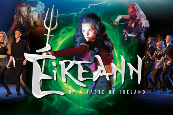 Éireann by A Taste of Ireland. Various dancing woman and musicians.