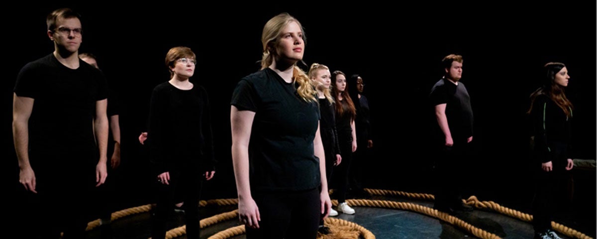Actors at The Gaiety School of Acting Temple Bar Dublin City