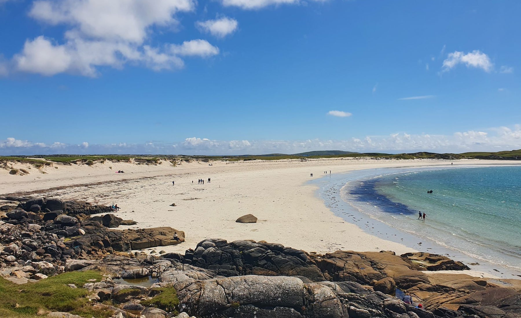 A view of Dog's Bay Beach in Connemara with Luxurious Ireland