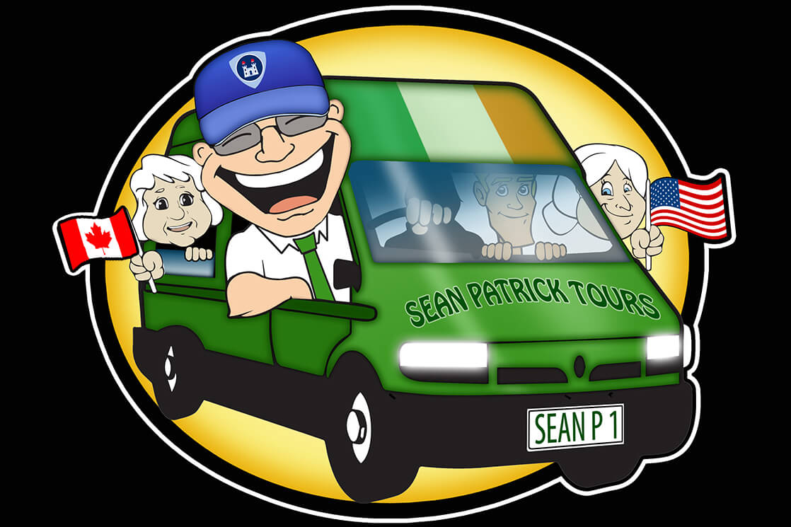 Sean Patrick Tours cartoon logo
