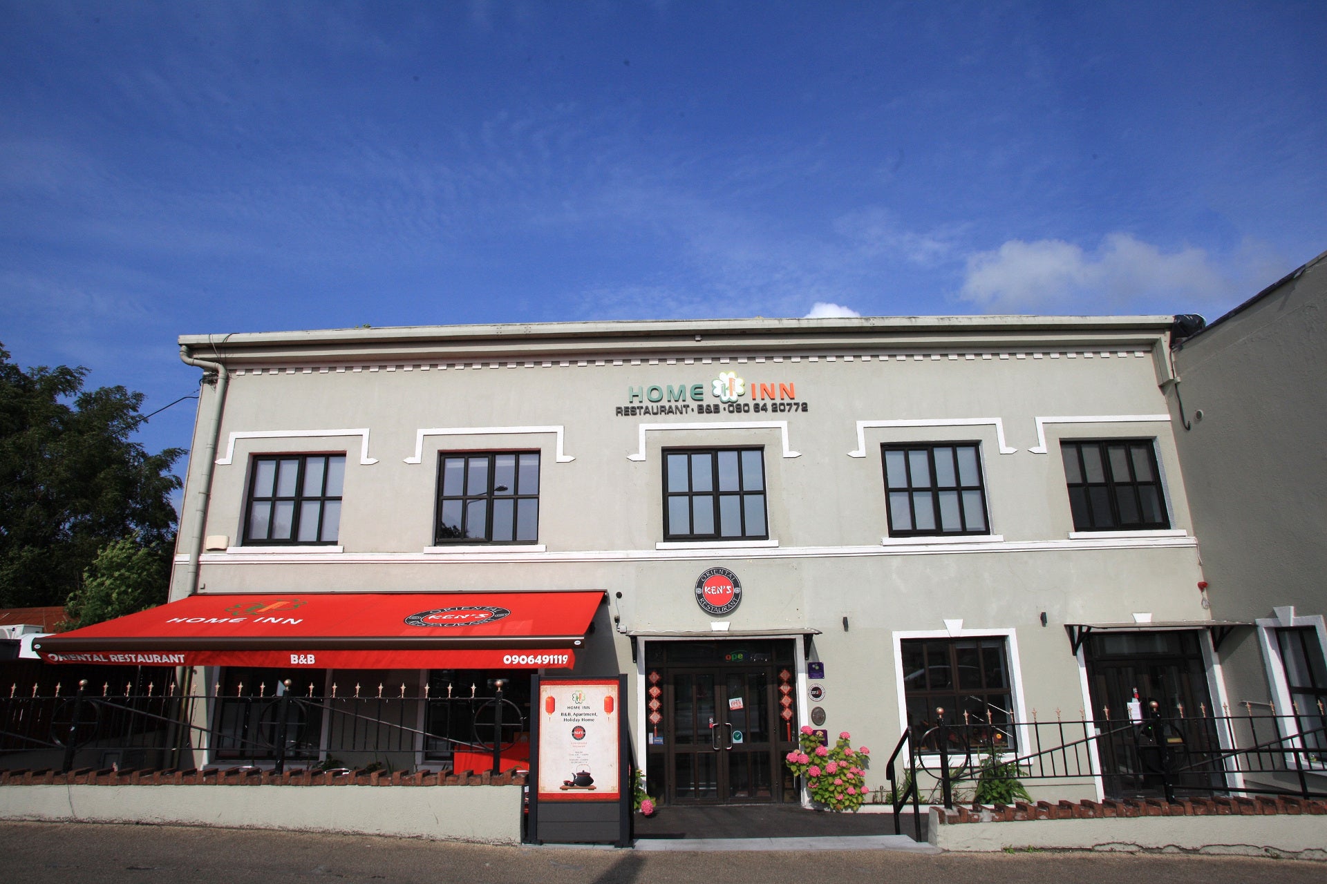 Exterior of the building.