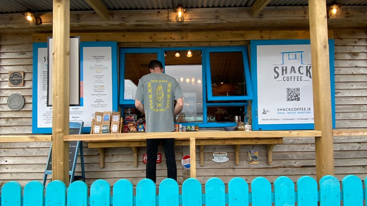 Sarah Hanrahan at Shack Coffee, Donegal