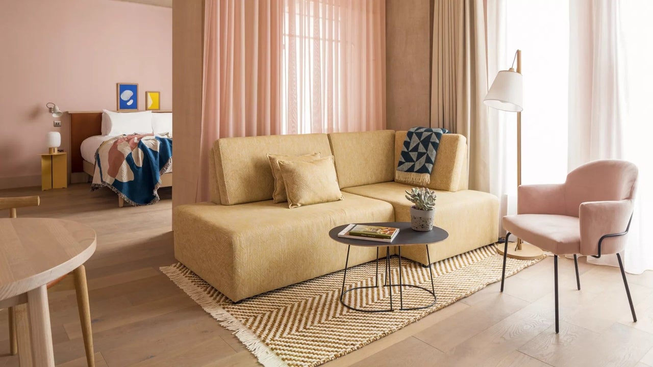 View of seating area.