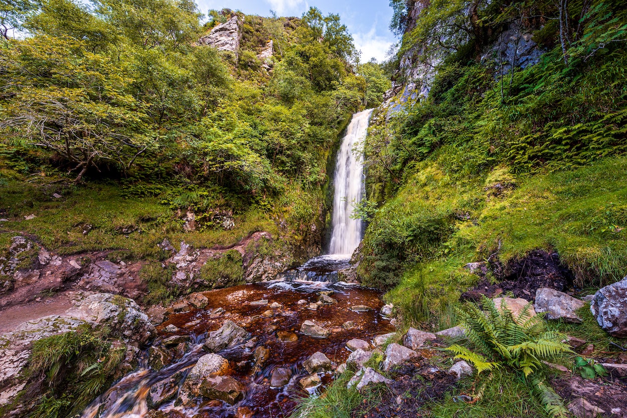 Glenevin Waterfall in Co Donegal