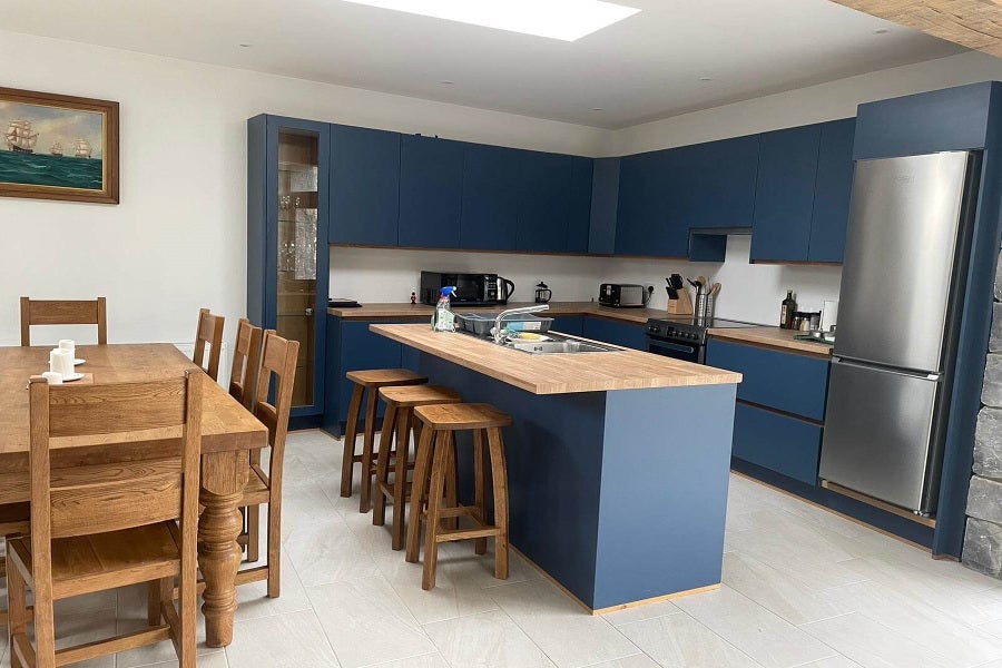 kitchen area at Heron Brook Lodge, County Longford
