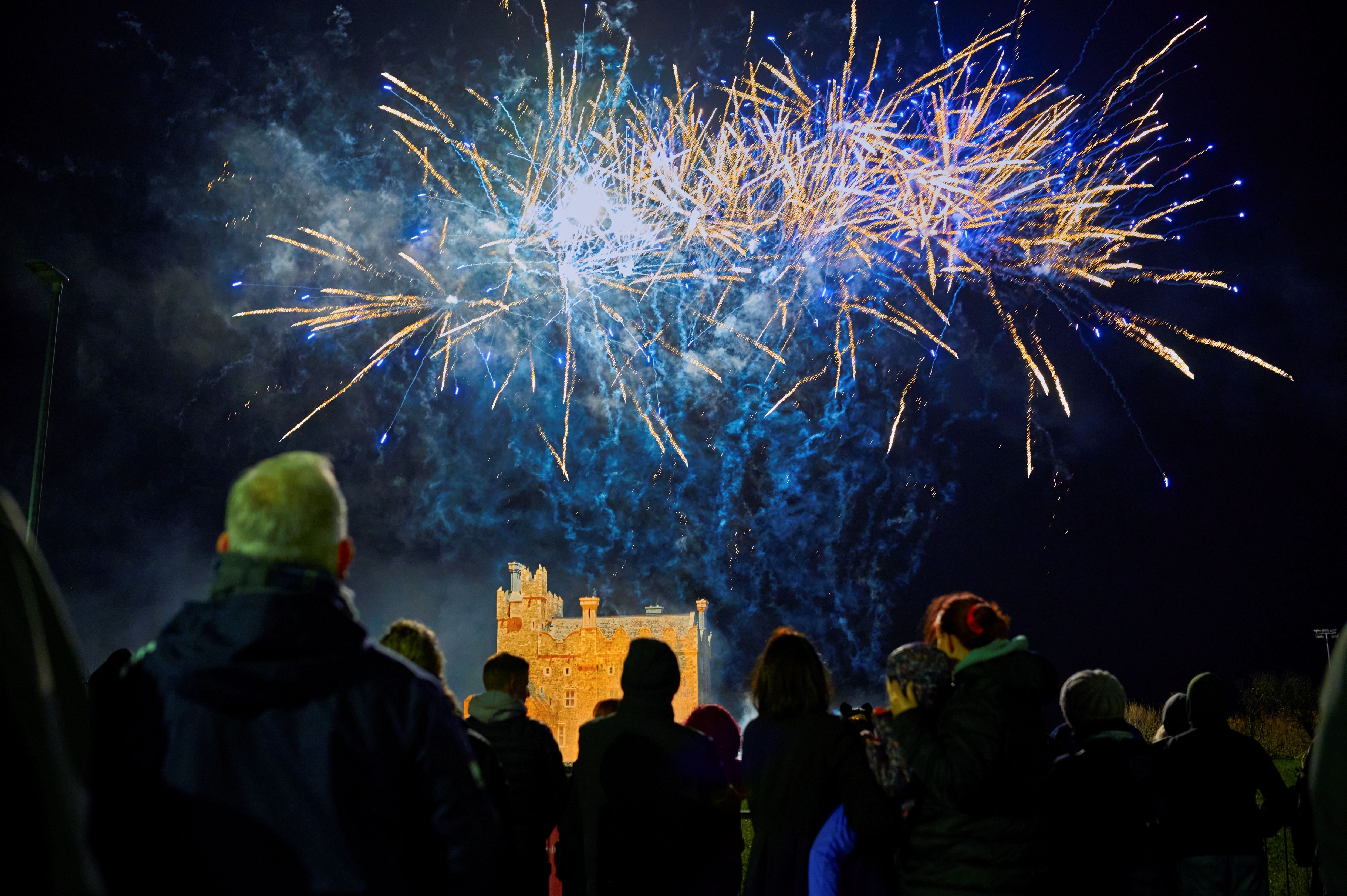 Fireworks at Bremore Castle Balbriggan