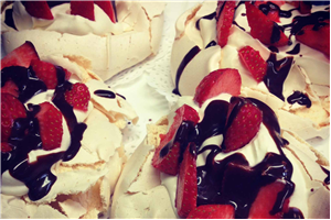 A dessert at Kate's Kitchen in Sligo