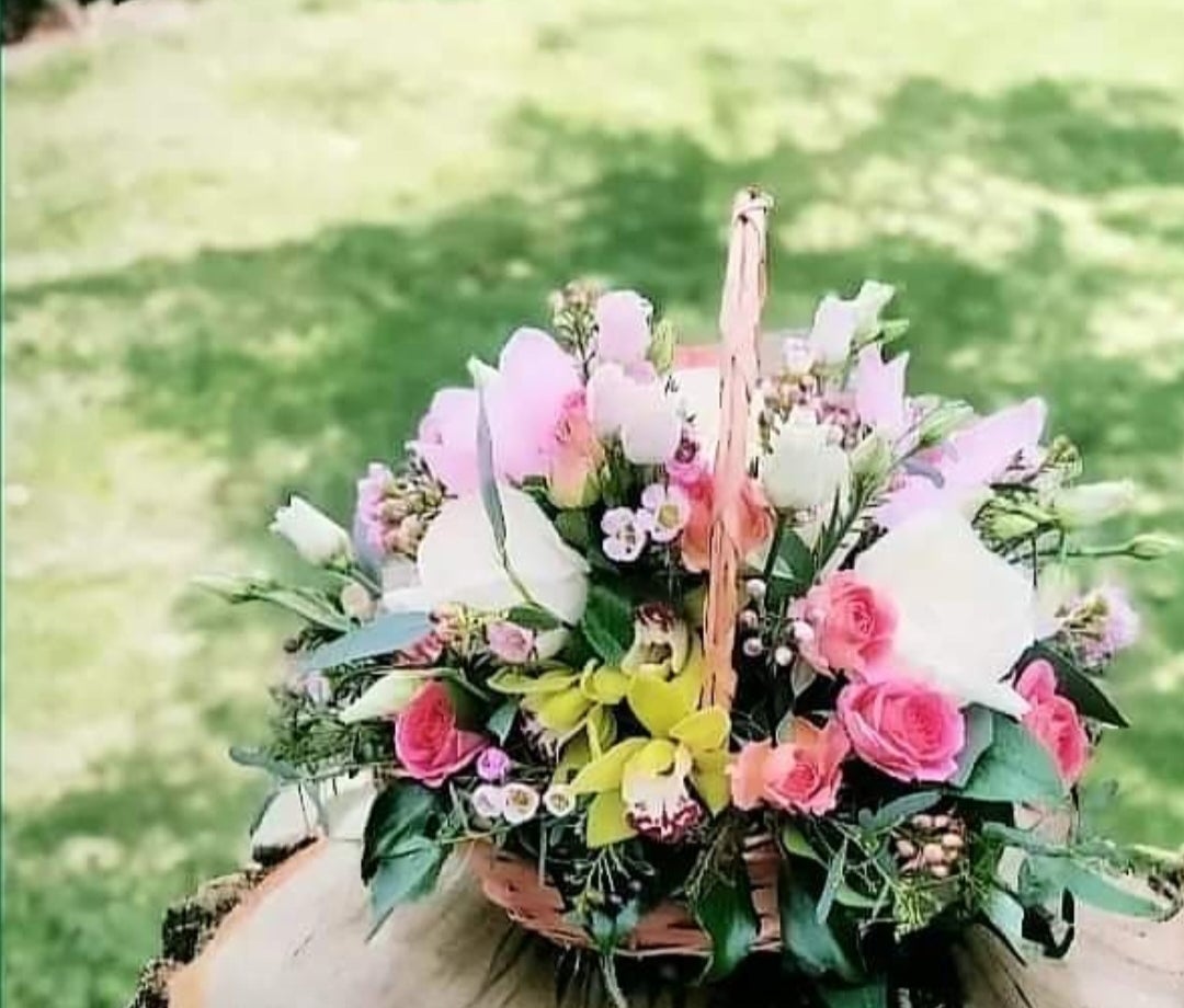 Bouquet of flowers at Beltra Country Market