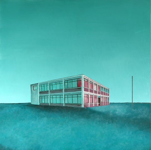 Unique, 60h x 60w cm, oil on canvas, €1900