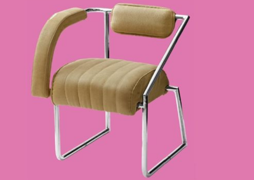 Image of the Non-Conformist chair, on display in the Museum