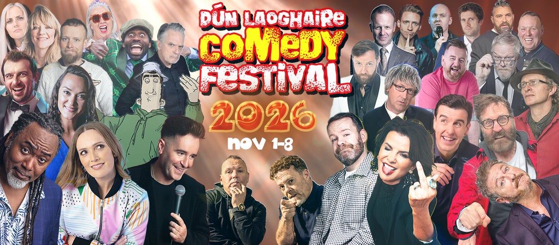 Dun laoghaire comedy festival promo poster